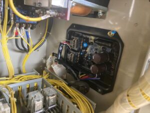 古い 非常用発電機 故障 部品がでない場合の修理メンテナンス（AVR 