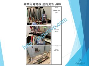 非常用発電機の専門会社 株式会社ロジエイティブ です。
マンション理事会、ビルオーナー、ビル管理会社、設備担当者の皆さまへ、非常用発電機が動かない、故障してしまった、または修理や点検の必要がある場合、最適な解決策をご提案します。

古い非常用発電機については、費用を抑えて修理するべきか、それとも更新や入れ替えをした方が価格的に有利なのかを総合的に判断し、状況に応じた最善のご提案を行います。
メーカー品質のサービスで、安心・安全な非常用電源体制をサポートします。