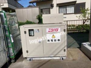 埼玉県のチェーン店で非常用発電機更新工事を実施。発電機選定、土台拡張、移設、下取り、産廃処分費削減、消防対応までワンストップで対応します。